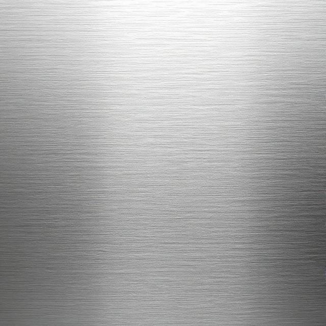 Échantillon de film Métal brossé — Surface métallique brossée aux reflets horizontaux